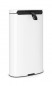 Brabantia FlatBack 485244 мусорный бак с педалью, 40л, белый