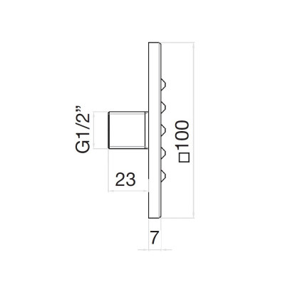 Форсунка гидромассажная Webert AC0334015, хром