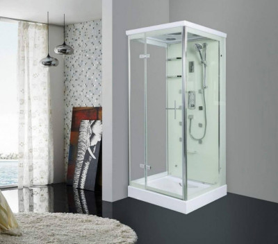 Душевая кабина WeltWasser WW1000 Maine 90x90 10000001062 R профиль хром квадратная