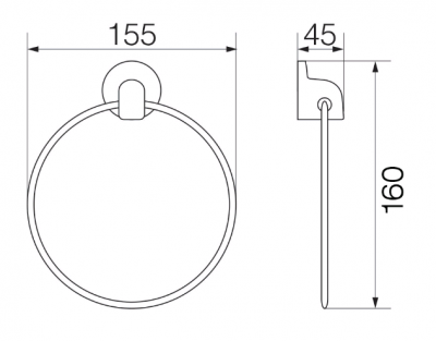 Veragio Oscar Bronzo OSC-5223.BR держатель для полотенец, бронза