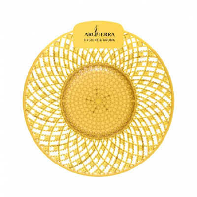 AROTERRA Spiral сетка с таблеткой для писсуара с ароматизатором аромат Цитрус (желтый)