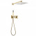 Душевая система ABBER Daheim AF8218G скрытого монтажа без излива, золото матовое