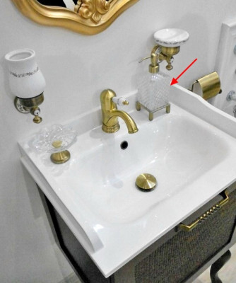 Boheme 10224 дозатор жидкого мыла настольный, бронза