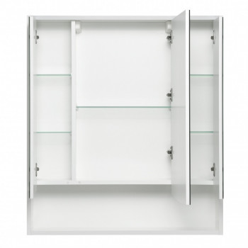 Зеркальный шкаф Aquaton Инфинити 76 белый (1A192102IF010), для ванной
