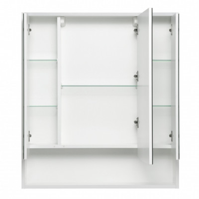 Зеркальный шкаф Aquaton Инфинити 76 белый (1A192102IF010), для ванной