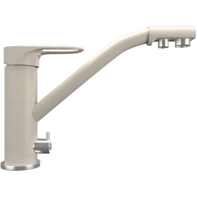 Смеситель для кухни Ulgran Quartz UQ-010-01 высота 213 мм однорычажный с фильтром жасмин