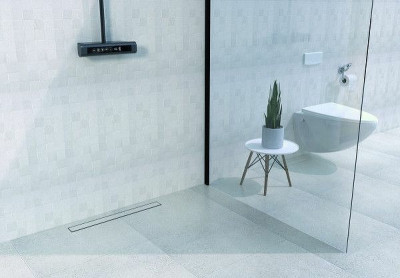 Душевой лоток Bettoserb Premium Line 85 13100006 с решеткой хром матовый / под плитку