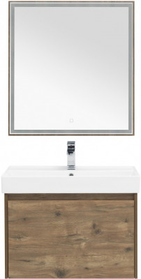 Мебель для ванной Aquanet Nova Lite 75 дуб рустикальный (1 ящик) напольная/подвесная (00254217)