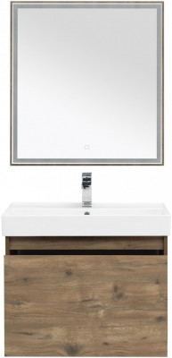 Мебель для ванной Aquanet Nova Lite 75 дуб рустикальный (1 ящик) напольная/подвесная (00254217)