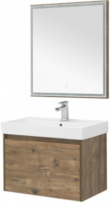 Мебель для ванной Aquanet Nova Lite 75 дуб рустикальный (1 ящик) напольная/подвесная (00254217)