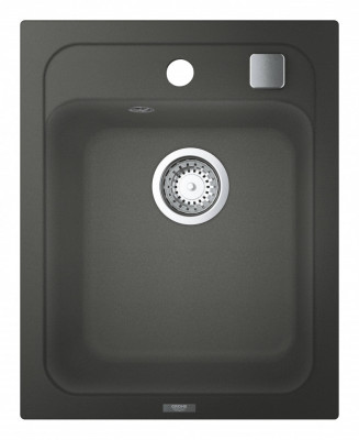 Мойка GROHE K700 с одной чашей, 400 x 500 мм, серый гранит (31650AT0)