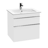 Villeroy & Boch Venticello A92301DH тумба 55,3 см под раковину (2 ящика) белый глянцевый