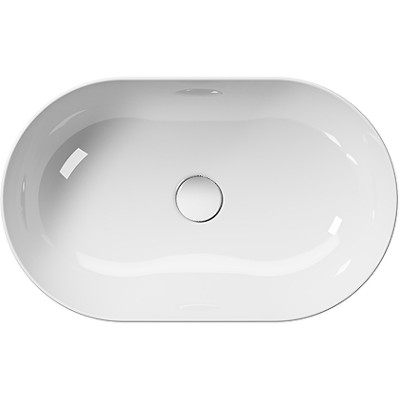 Раковина-чаша GSI Pura 60 883411 белая овальная