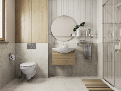 Унитаз с инсталляцией Santeri Альфа 1.3816.4.S00.00B.0 с сиденьем микролифт и клавишей смыва хром фарфор