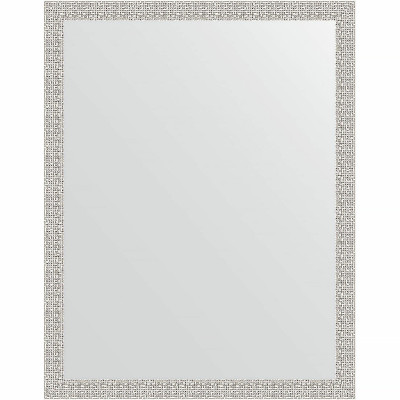 Зеркало настенное Evoform Definite 91х71 BY 3260 в багетной раме Мозаика хром 46 мм