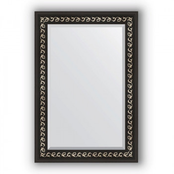 Зеркало настенное Evoform Exclusive 95х65 Черный ардеко BY 1175