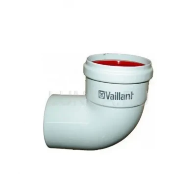 Отвод 90° с уплотнением из силикона, Vaillant 80 (300818)