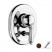 Nicolazzi Classica 3460 DB 75 смеситель для ванны/душа (внешняя часть), темная бронза/ручка El Capitan