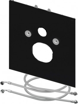 Стеклянная панель TECElux для установки унитаза TECEone, нижняя, стекло черное (9650110)