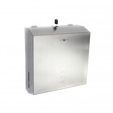 Диспенсер для бумажных полотенец NOFER 04006.S, сталь/матовый
