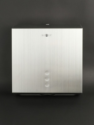 Диспенсер для бумажных полотенец NOFER 04006.S, сталь/матовый