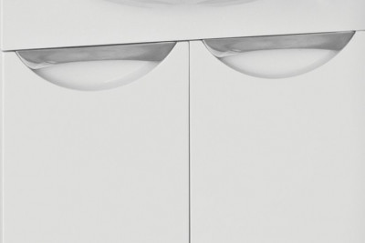 Тумба под раковину для ванной Style Line Жасмин 55 белая (ЛС-00000033)