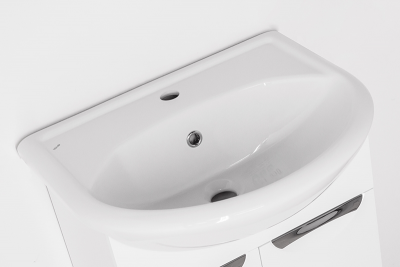 Тумба под раковину для ванной Style Line Жасмин 55 белая (ЛС-00000033)