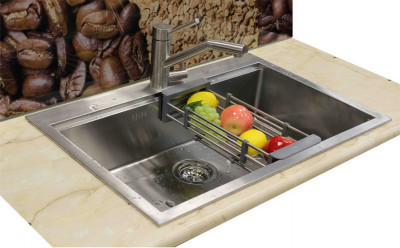 Zorg Master ZM 02 коландер MASTER для кухонной мойки, нержавеющая сталь/пластик