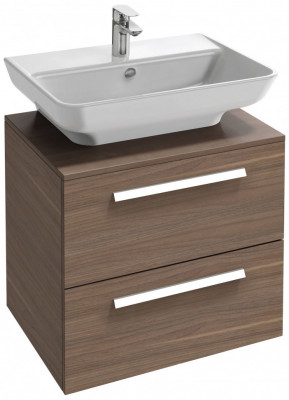 Мебель под раковину 65 см, Jacob Delafon «STRUKTURA» (EB1383-N18), 2 ящ., белый