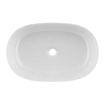 Раковина-чаша Iddis Ray 55 RAYWS13i27 белая глянцевая овальная