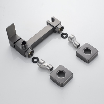 Гигиенический душ со смесителем Raffine F237T, оружейная сталь