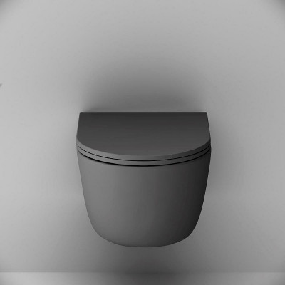 Унитаз Damixa Sirius DX86C1700MBSC подвесной черный микролифт