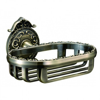 Hayta Gabriel Classic Bronze 13904/BRONZE мыльница решетка к стене, бронза