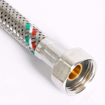 Гибкая подводка для смесителя UNI-FITT М10х1 - 1/2" 50 см оплетка из нержавеющей стали (502S2805)