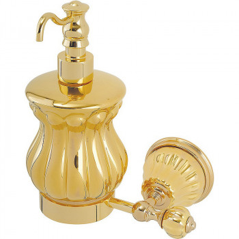 Дозатор для жидкого мыла настенный Migliore Olivia 24650 золото