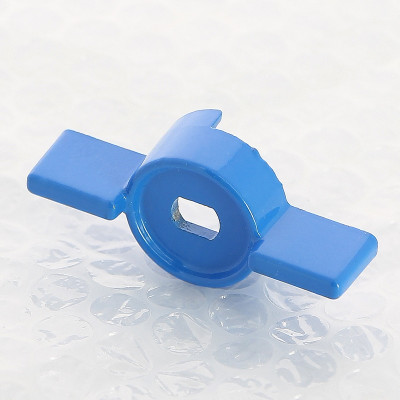 Ручка бабочка для крана Uni-Fitt с накидной гайкой 3/4" - 1" синяя (129V4100)