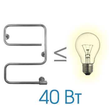 Energy E G2 полотенцесушитель электрический 65x51см, хром