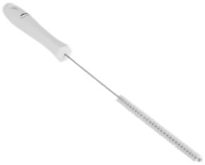 Ёрш для чистки труб, O9 мм, 375 мм, средний ворс, белый цвет
