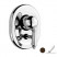 Nicolazzi Classica 3460 DB 76 смеситель для ванны/душа (внешняя часть), темная бронза/ручка P.Mont Blanc