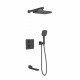 Душевая система с термостатом встраиваемая Rose R1595H, черный  (R1595H)