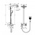 Hansgrohe Raindance Select Showerpipe E300 2 jet 27126000 душевая система, хром