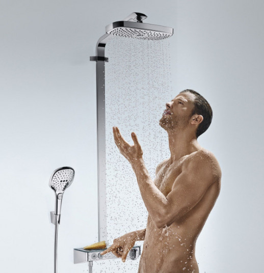 Hansgrohe Raindance Select Showerpipe E300 2 jet 27126000 душевая система, хром