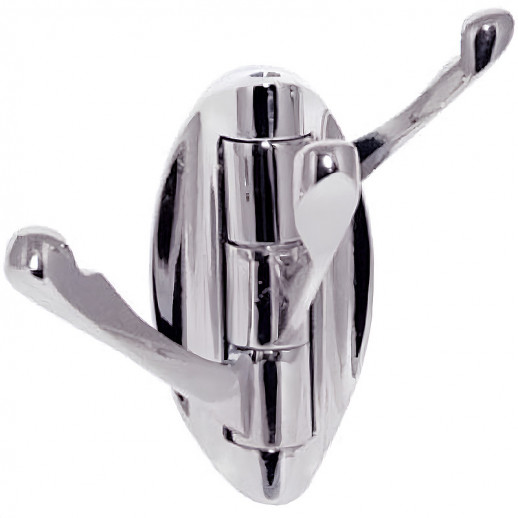 Тройной крючок Haiba HB209-3 поворотный (металл) хром