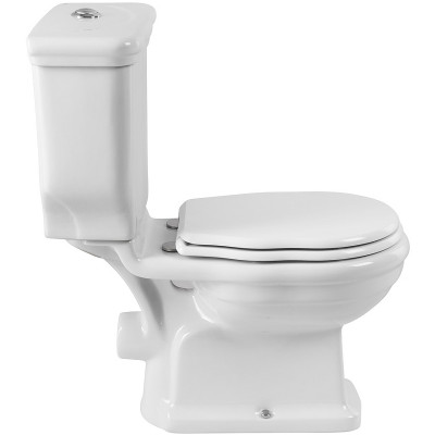 Унитаз компакт BelBagno Boheme BB115CPR/BB115SC без бачка с сиденьем микролифт