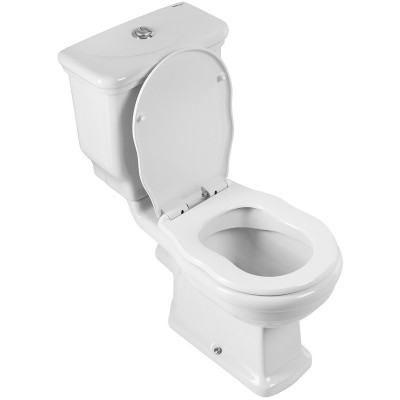 Унитаз компакт BelBagno Boheme BB115CPR/BB115SC без бачка с сиденьем микролифт