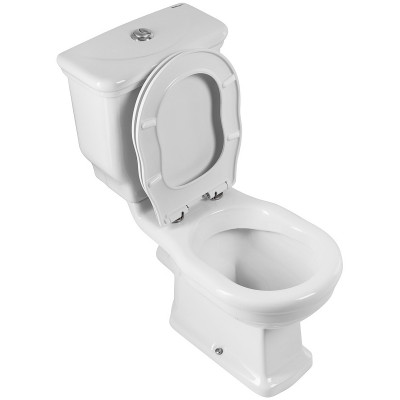 Унитаз компакт BelBagno Boheme BB115CPR/BB115SC без бачка с сиденьем микролифт