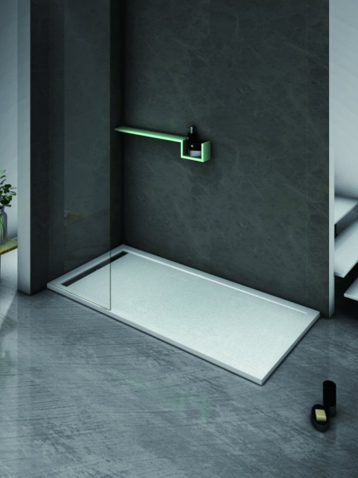 Поддон из искусственного мрамора CEZARES TRAY-AS-AH-120/80-30-W