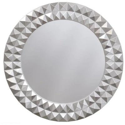 Зеркало для ванной 80х80 см серебро Caprigo PL400-CR круглое