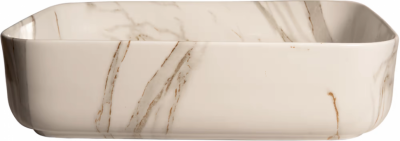 Раковина SantiLine SL-7020 накладная 50х41 см, под мрамор