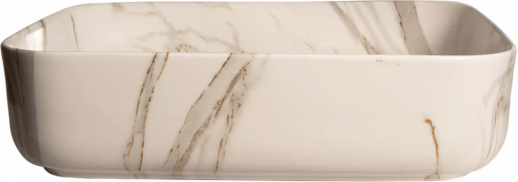Раковина SantiLine SL-7020 накладная 50х41 см, под мрамор